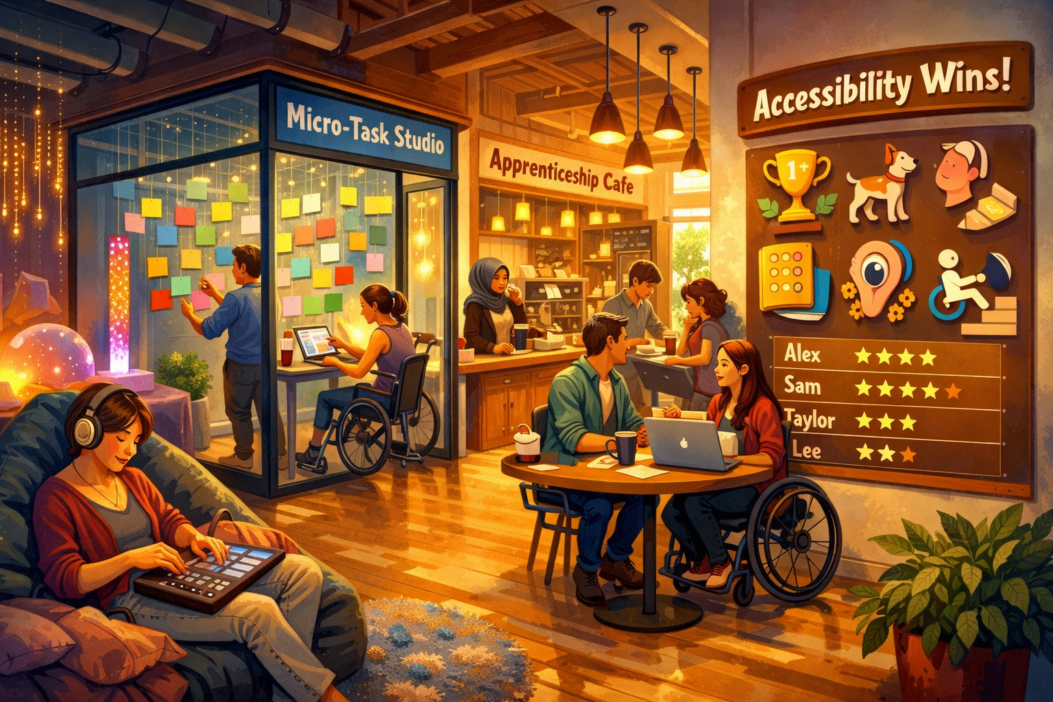 How Companies Are Getting Creative with Disability Hiring: Micro-Tasks, Sensory Labs and Apprenticeship Cafés